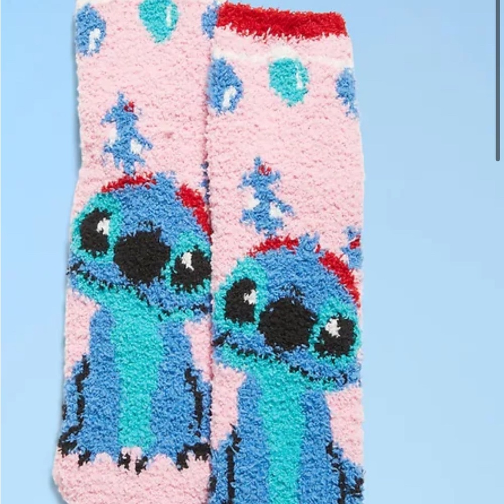 Old Navy Holiday Disney Stitch Cozy Socks